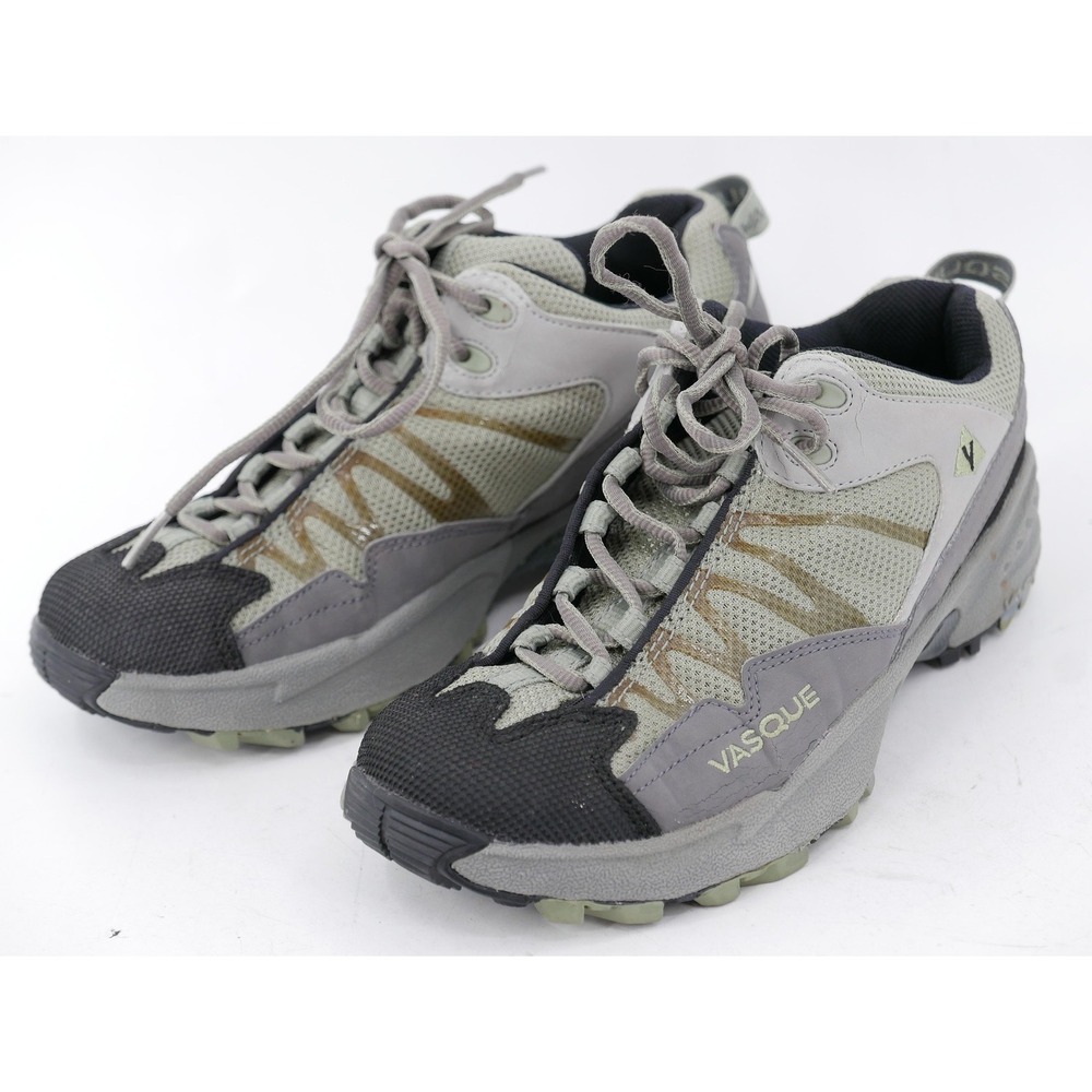 Vasque Velocity 7627 Shoes Gray Mesh Trail Hiking Low Top Sneakers Women's 9
